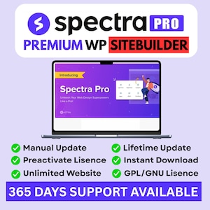 Spectra Pro | Create Your Dream Website With a Visual Website Builder | Ultimate Addons for Gutenberg | GPL | Premium WordPress Plugin
