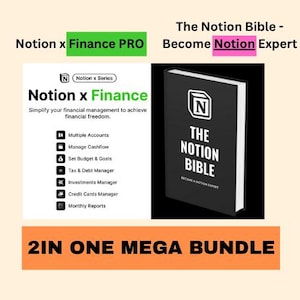 Notion Bible: Finance PRO Template - Cash Flow, Savings, & Debt Management