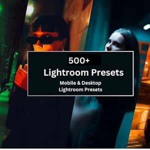 500+ Lightroom Presets Luts Bundle | Mobile & Desktop Editing | Master Resell Rights | Influencer, Blogger, Aesthetic Filters | Download Now