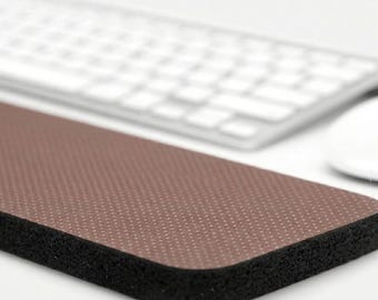 Podkładka pod klawiaturę w kropki: ergonomiczna, neoprenowa, antypoślizgowa podkładka na biurko