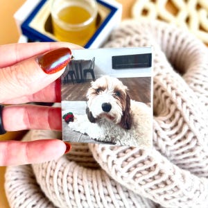 Custom Photo Magnets - Personalized Picture Magnets - Fridge Keepsakes from Your Photos - Unique Gift Idea - Handmade Memory Magnet Set