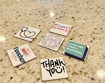 Personalized Photo Magnet – Custom Thank You Favor, Appreciation Gift