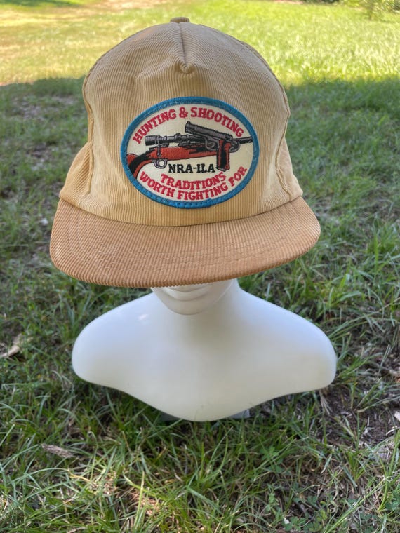 Vintage NRA Patch Corduroy Hat