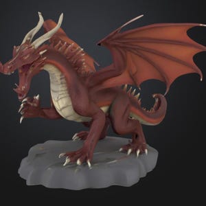 3D Printebale drakenbestand STL-bestand downloaden