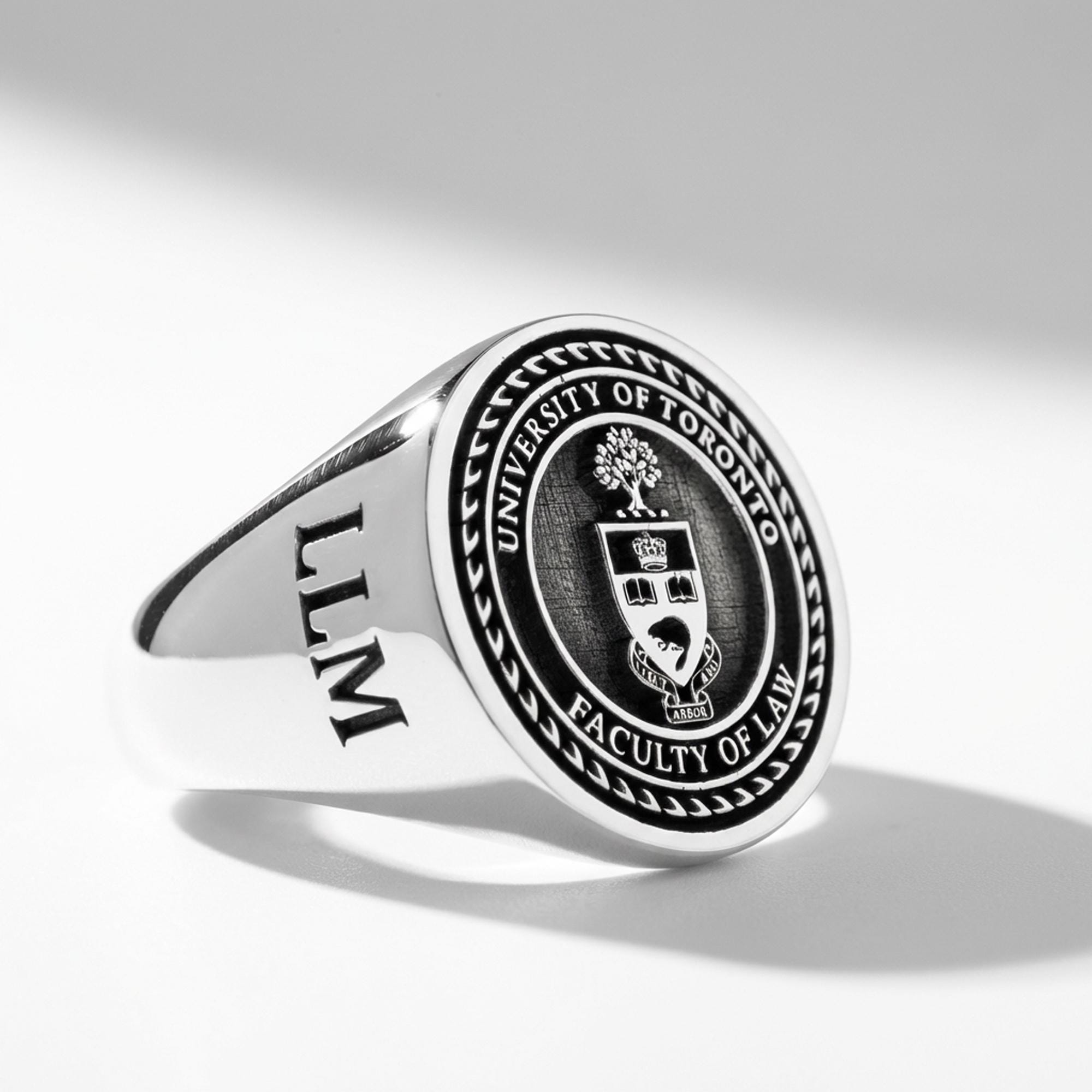 Custom College Class Ring – Personalized Graduation Ring With School ...