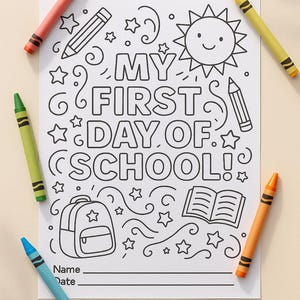 Back to School Activity Pack Printable – 3 Fun PDF Pages for Kids Ages ...