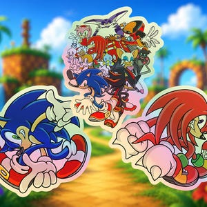 Sonic the Hedgehog Holographic Stickers