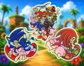 Sonic the Hedgehog Holographic Stickers