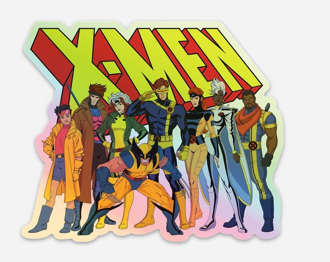 X Men Team Sticker - Etsy