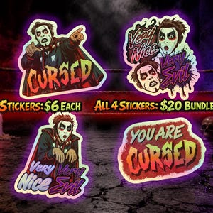 Danhausen Inspired Holographic Stickers: Comic Style, Pro Wrestling Fan Art image 6