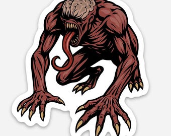 Adesivo do Licker de Resident Evil