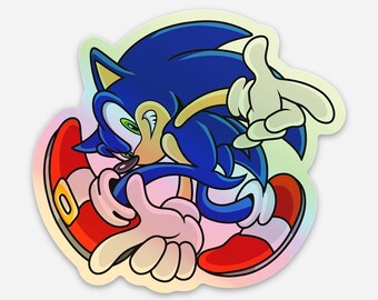 Sonic the Hedgehog Holographic Sticker