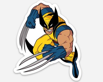 Adesivo de vinil do Wolverine