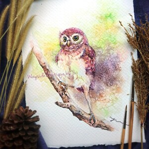 Soy el ganador - Pintura de acuarela ORIGINAL 7,5 x 11 pulgadas