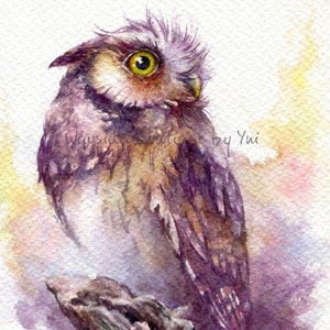 Sparkling eyes - ORIGINAL watercolor painting 7.5x11 inches