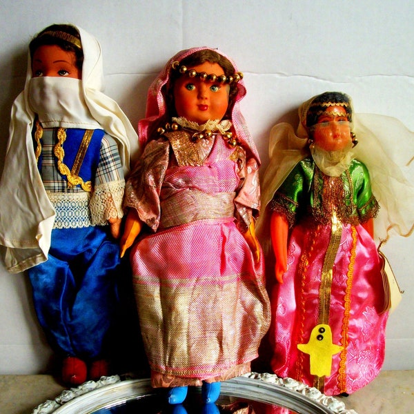 Vintage Collection of Middle Eastern Dolls