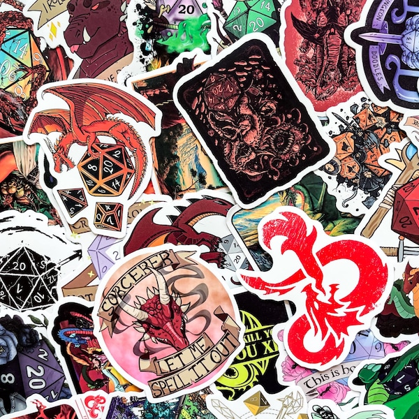 Dnd Stickers - Etsy