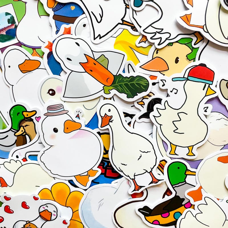 Duck Stickers - Etsy