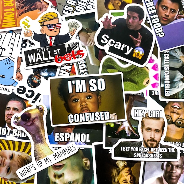 Random Reaction Sticker Reaction Stickers - Etsy