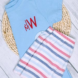 T-shirt met monogram voor jongens
