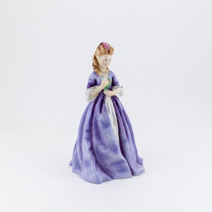 Rare Vintage Royal Worcester Porcelain Figurine &quot;Sweet Anne&quot; England c.1959.