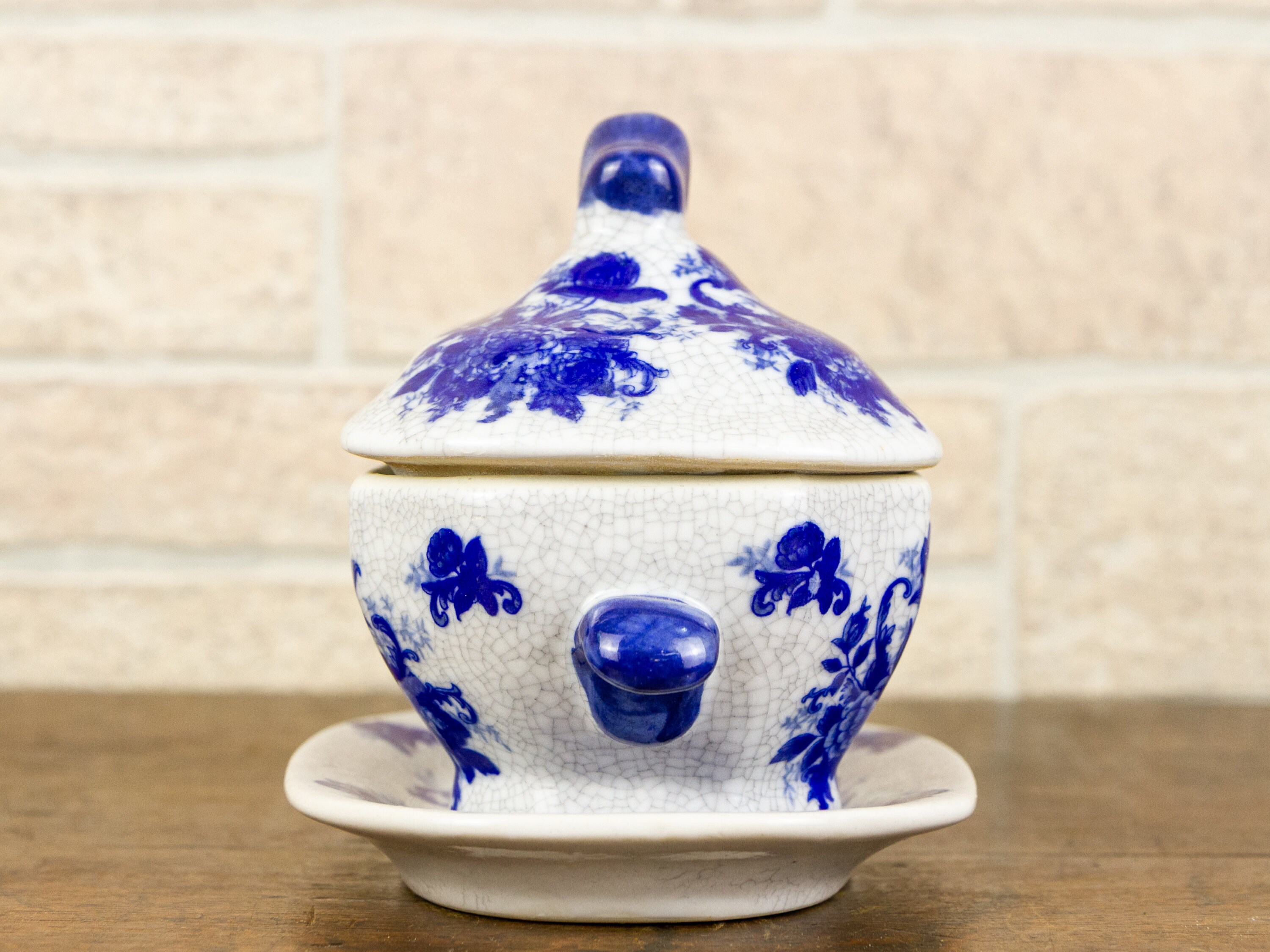 Vintage Flow Blue Sauce Tureen With Under Plate and Ladle. - Etsy
