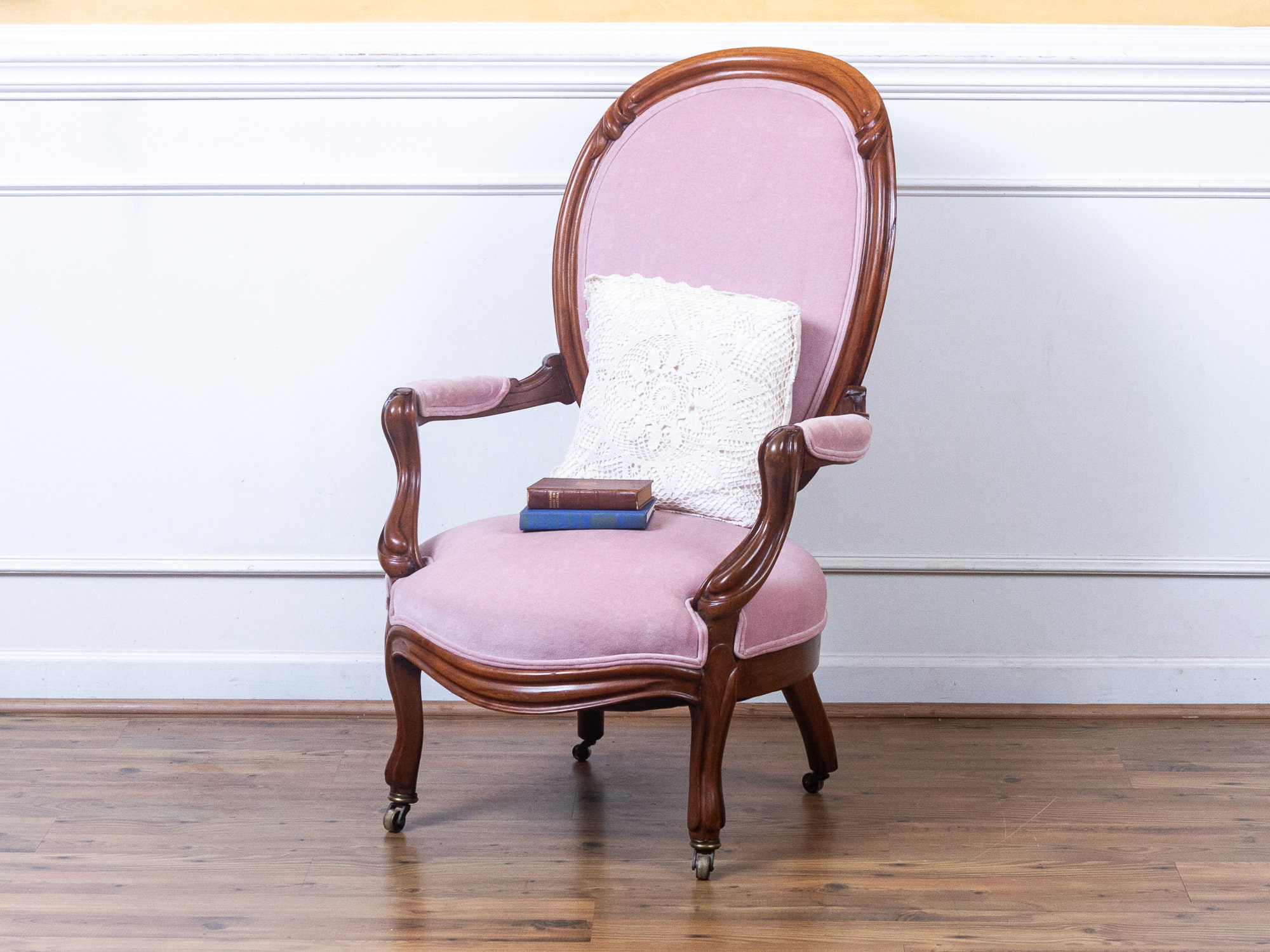 Victorian Gentlemens Chair Etsy