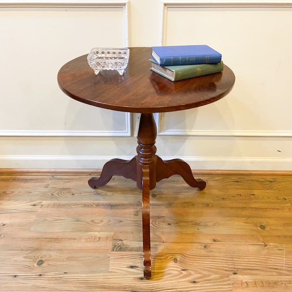 Round Side Table - Etsy