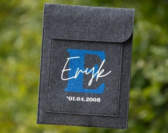 Personalisierte Equidenpasshülle / Pferdepasshülle aus Filz