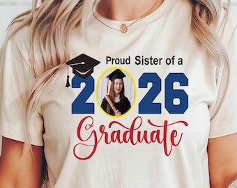 Proud Family Graduate 2026 Shirt, Graduation Photo Shirt, Graduation Party Shirt For Family Friends & Groups