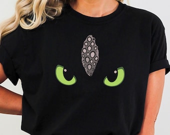 Dragon Buddy and Light Fury Shirt, Darkwing Shirt, Shadow Dragon Baby Shirt, Epic Orlando Park Shirt, Glow Eye Monster Shirt, Gift For Woman