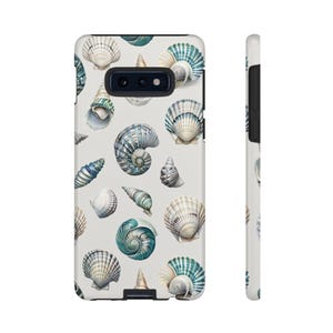 Seashell Phone Case | Ocean-Inspired Tough Cases, Nautical Accessories, Coastal Decor, Summer Gifts, Beach Lover&#39;s Case