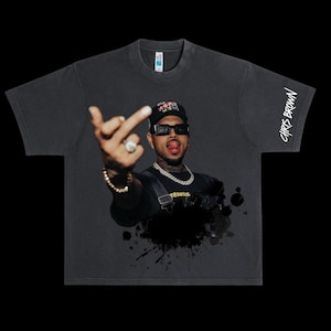 Chris Brown Breezy Bowl XX Tee | Premium Heavyweight Boxy Streetwear T-Shirt | Urban Hip Hop R&B Fan Merch