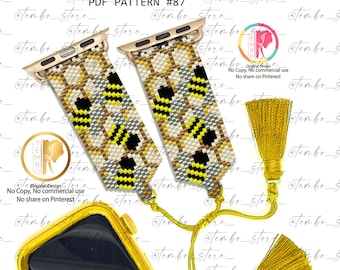 PDF-MUSTER Apple Watch Bienenarmband Miyuki