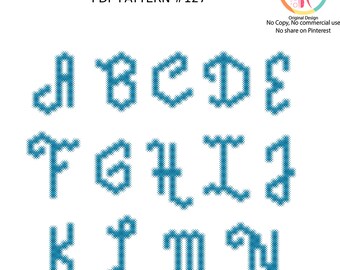 PDF-Muster, Alphabet-Muster, ABC-Muster Groß- und Kleinbuchstaben, eigene Namen erstellen