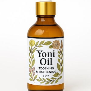 Yoni Oil – Herbal Infused Body Oil | Botanical Self-Care Ritual