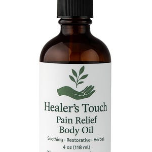Healer’s Touch Pain Relief Herbal Oil — Plant-Based Body Support