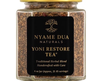 Yoni Restore Tea – Herbal Self-Care Blend | Caffeine-Free Botanical Ritual