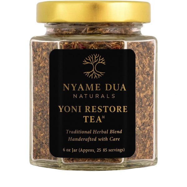 Yoni Restore Tea – Herbal Self-Care Blend | Caffeine-Free Botanical Ritual