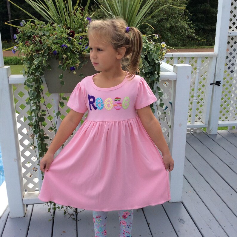 Birthday Dress Personalized Back to School Dress 1st Etsy