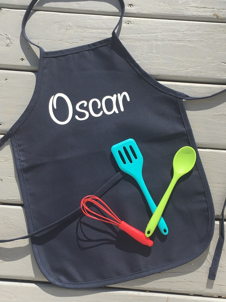 Personalized Kids Apron Baking Apron Kids Baking Set Baking Etsy UK