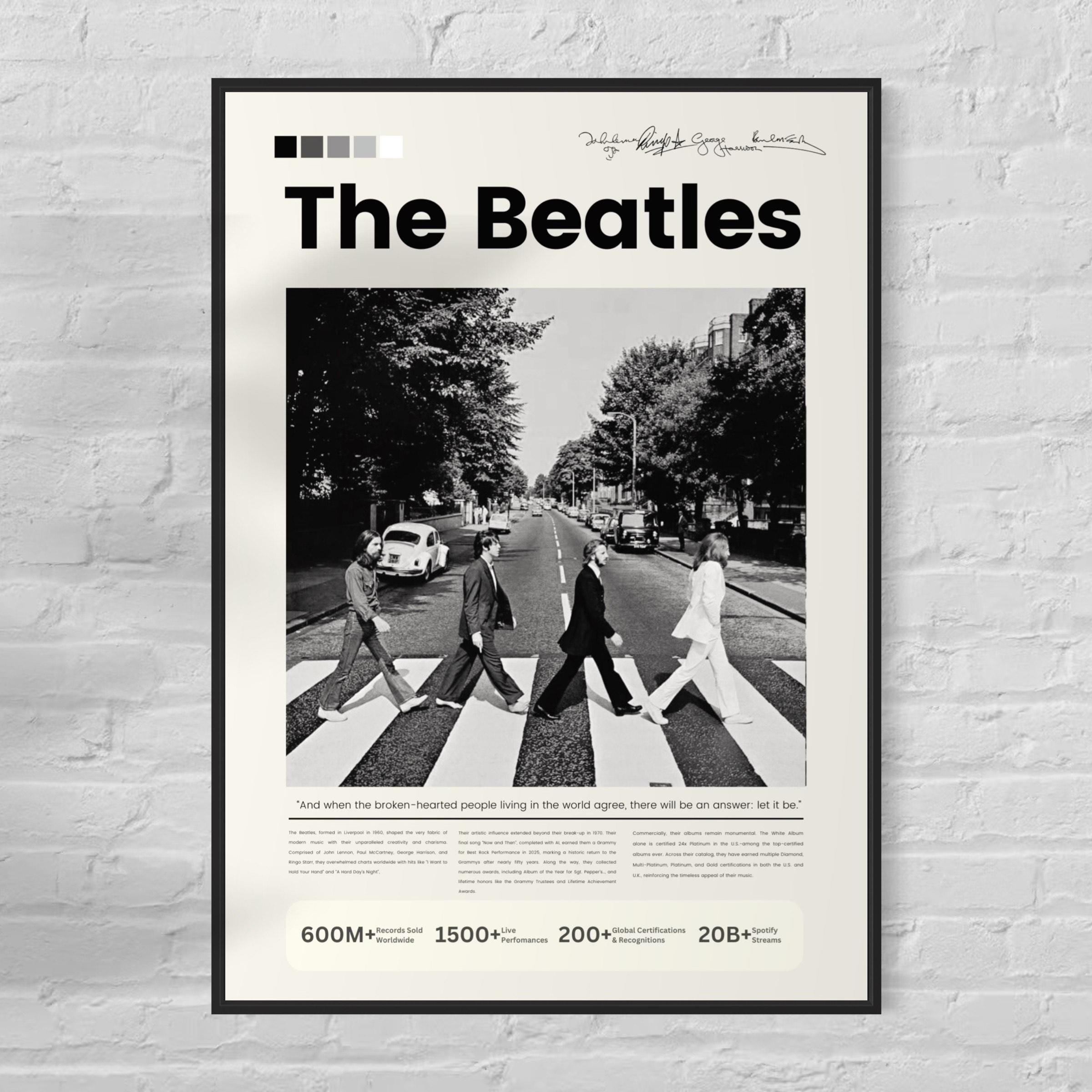 Discover The Beatles Vintage Music Poster - Classic Rock Wall Art