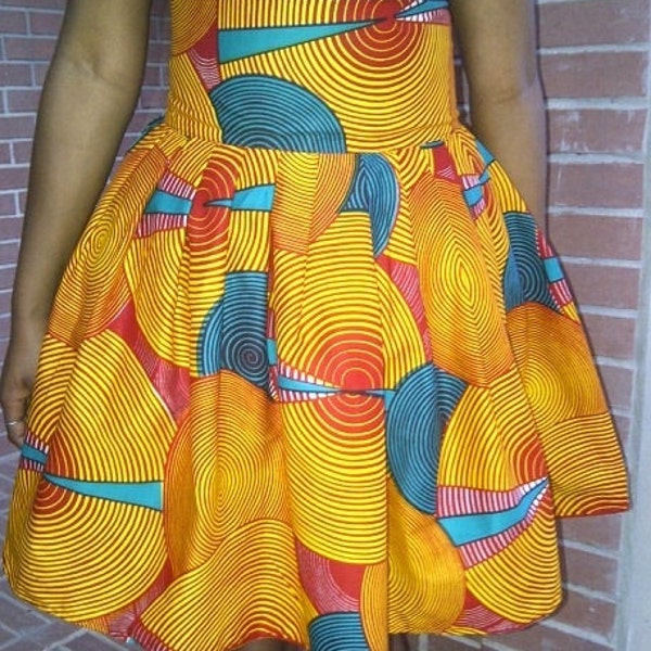 African Print Skirt