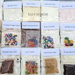 18 Pk. Easy Bake Oven Mixes - Variety Pack Ultimate Easy Bake Mixes Includes Cakes, Cookies, Muffins & More - Christmas Baking Set