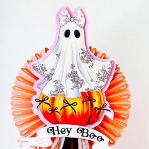 Ghost Party Wand Halloween Decor – Spooky Ghost Toy for Boo Basket & Home Halloween Decorations