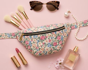 Patrón de costura en PDF para riñonera, patrón para bolso bandolera, ideal para principiantes (tamaños A4, carta estadounidense, A0), tutorial sencillo para riñonera, descarga instantánea.