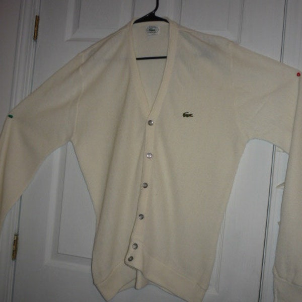 Lacoste Cardigan Etsy