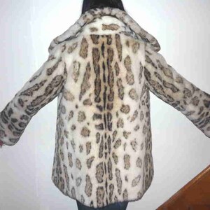 The Kassel coat in faux lynx