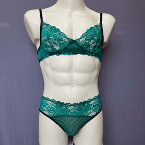 Luxury lace lingerie for men Femboy lingerie Transgender underwear Custom male femboy clothing Men&#39;s mesh briefs Gay boyfriend gifts
