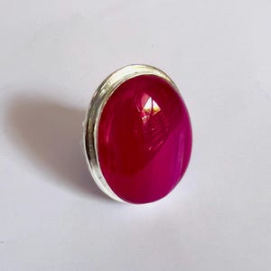 Pink Swirly Striped Agate Sterling Silver Ring | Agate Ring | Choose Your Stone | Gifts for Her | Boho | Purple Stone Ring | Made to Order